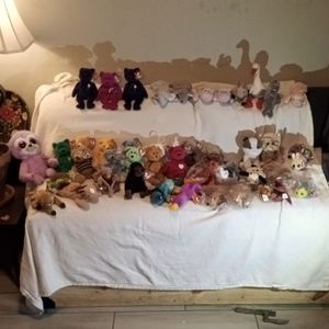 Nice lot of 47 Ty Beanie babies most unused and with original tags and perfect!